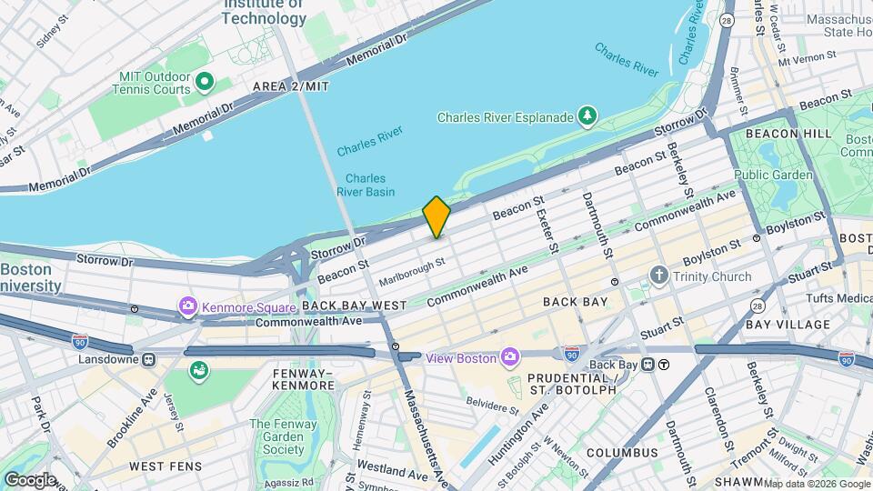 413 Beacon St Map and Location Details