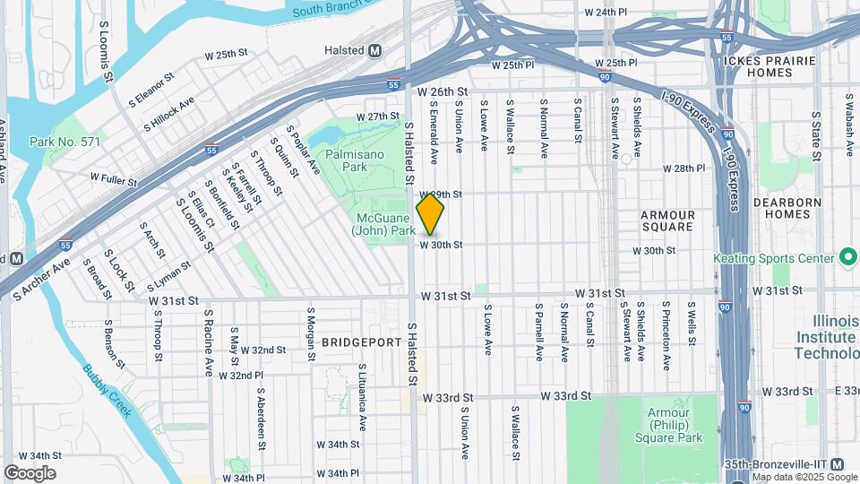 738 W 30th St Map and Location Details