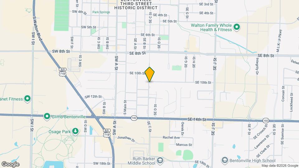 1009 SE J St Map and Location Details