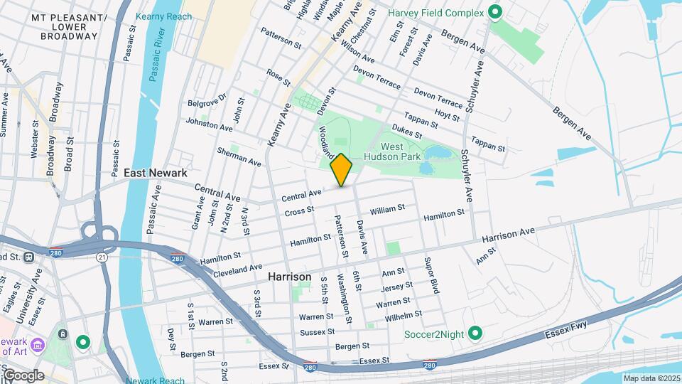 539 Central Ave, Unit 1F Map and Location Details