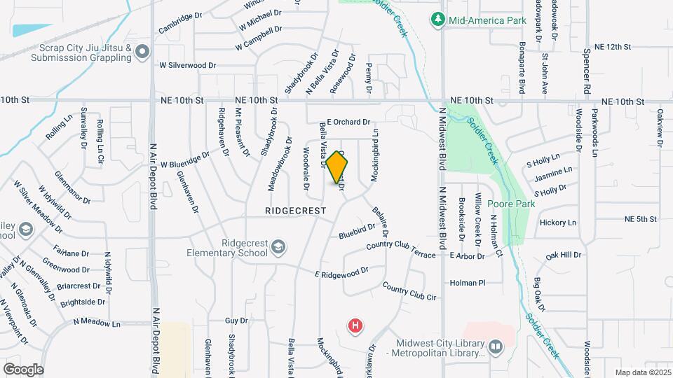 3407 Oakhurst Dr Map and Location Details