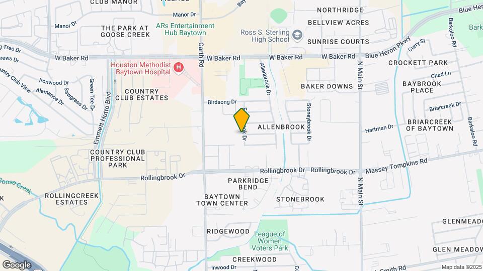 3709 Edgebrook Dr Map and Location Details
