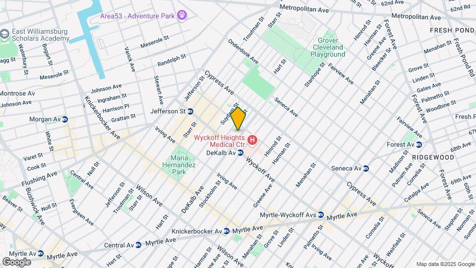 1661 Dekalb Ave Map and Location Details