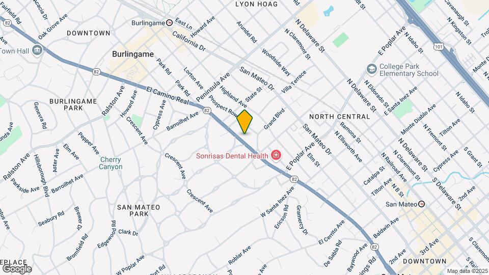 634 N El Camino Real Map and Location Details