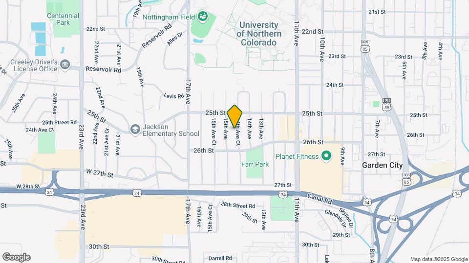 2525 14th Ave Ct Map and Location Details