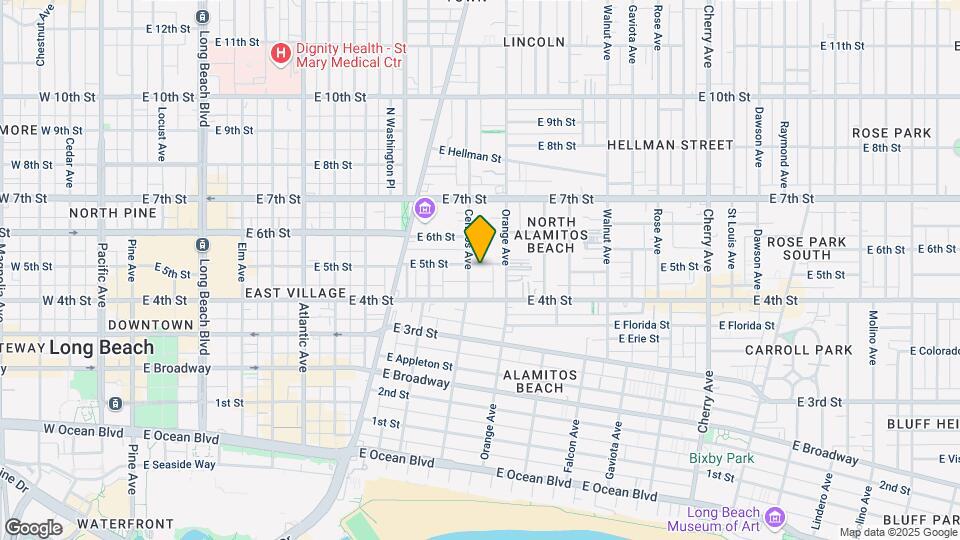 1116 E 5th St Mapa y Detalles de la Ubicación