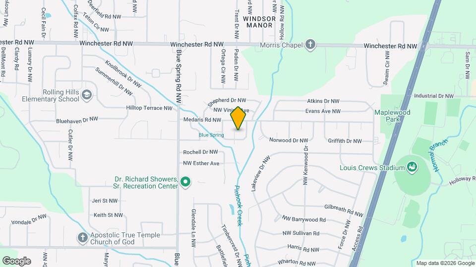 4802 Proctor Cir NW Map and Location Details