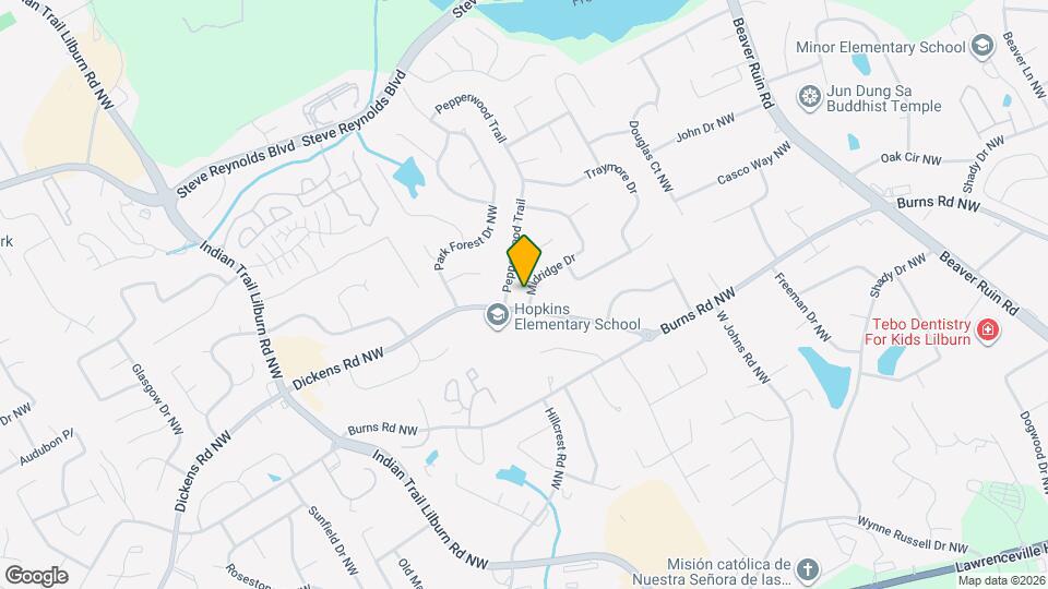 4705 Midridge Dr Map and Location Details