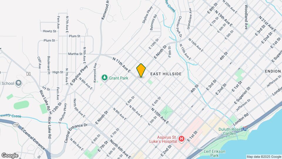 818 N 11th Ave E Map and Location Details