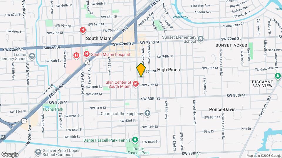 7700 SW 56th Ave Map and Location Details