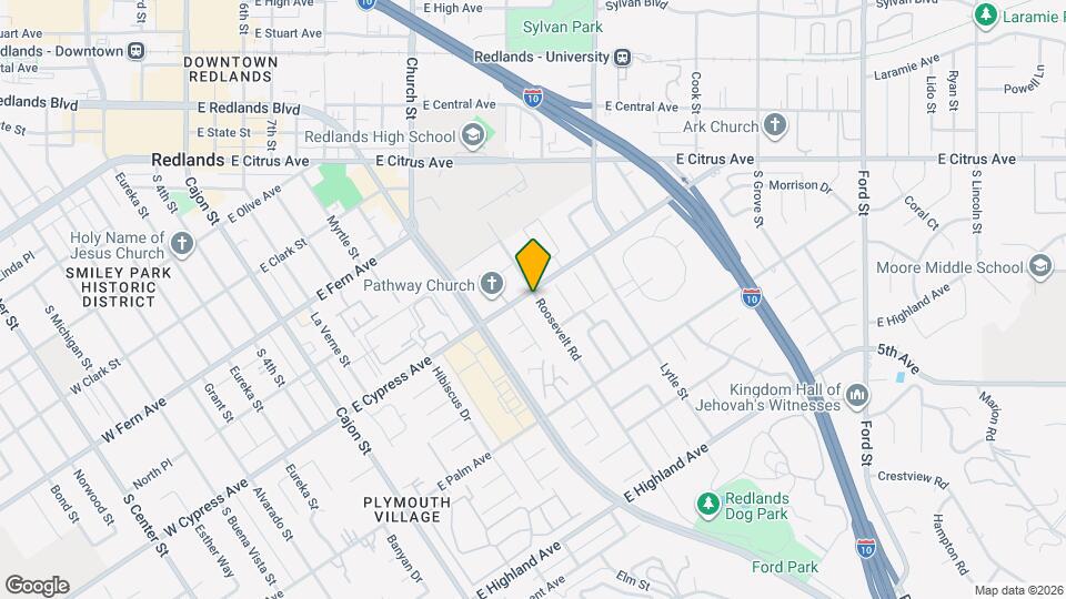 696 E Cypress Ave Map and Location Details