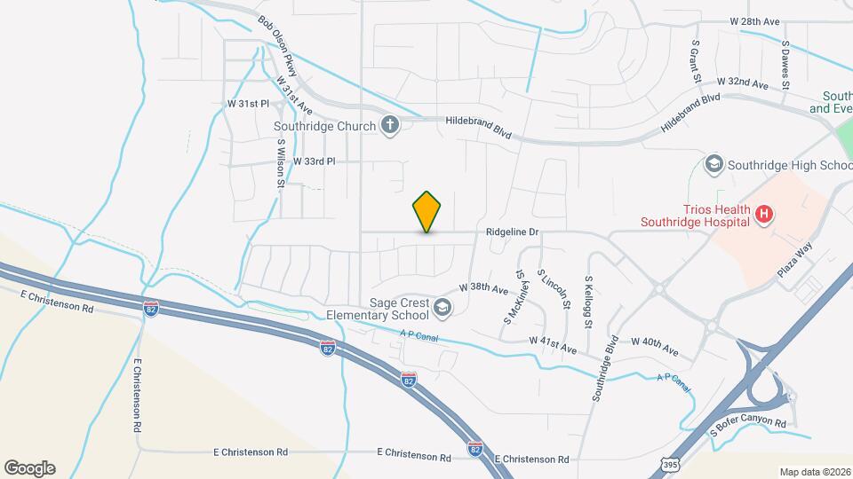 6496 W 36th Pl Map and Location Details