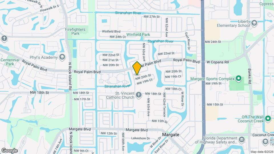 6473 NW 20th St Map and Location Details