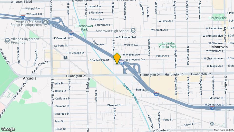 Furnished Studio-Los Angeles - Monrovia Map and Location Details