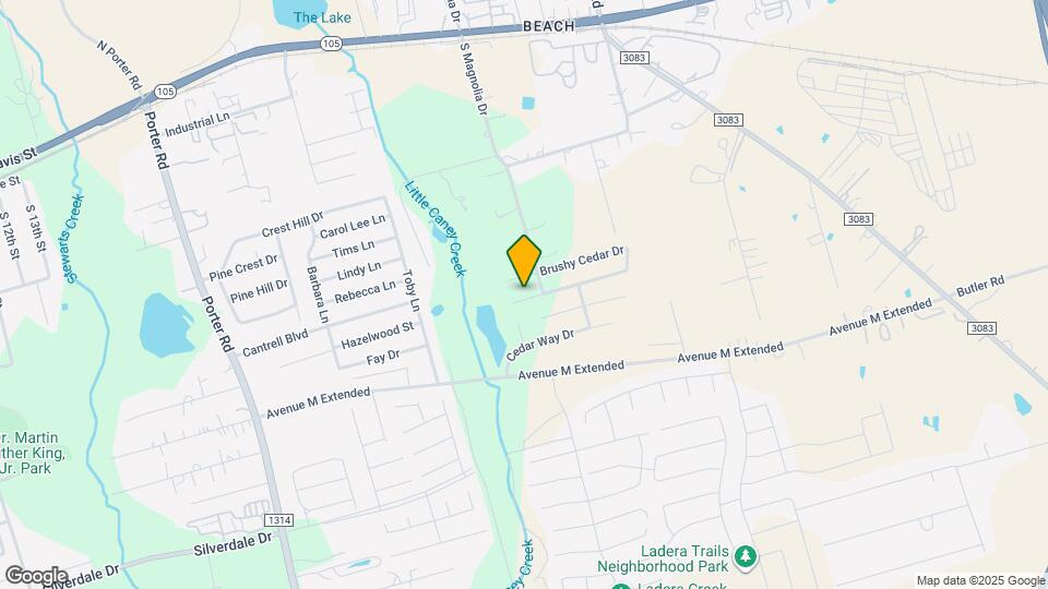 1821 Hidden Cedar Ct Map and Location Details