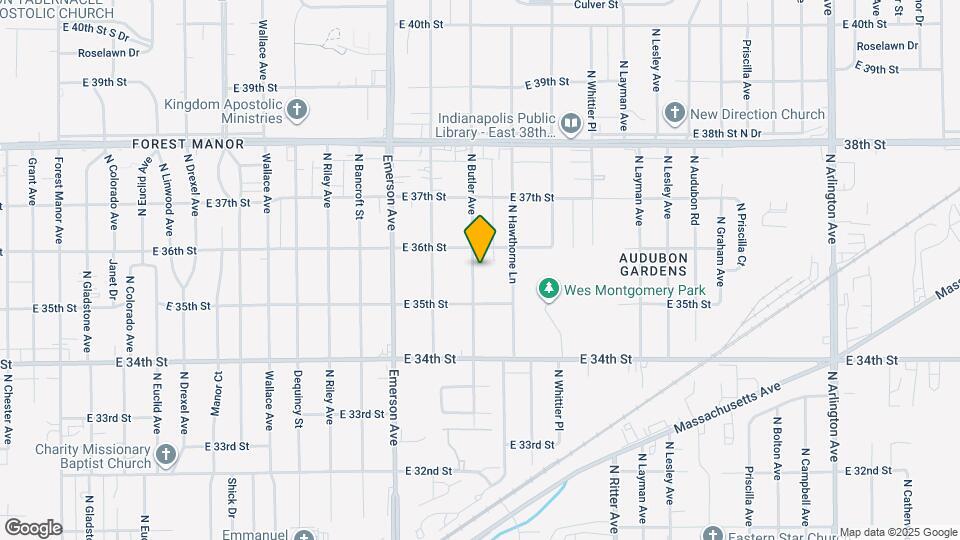 3531 N Butler Ave Map and Location Details