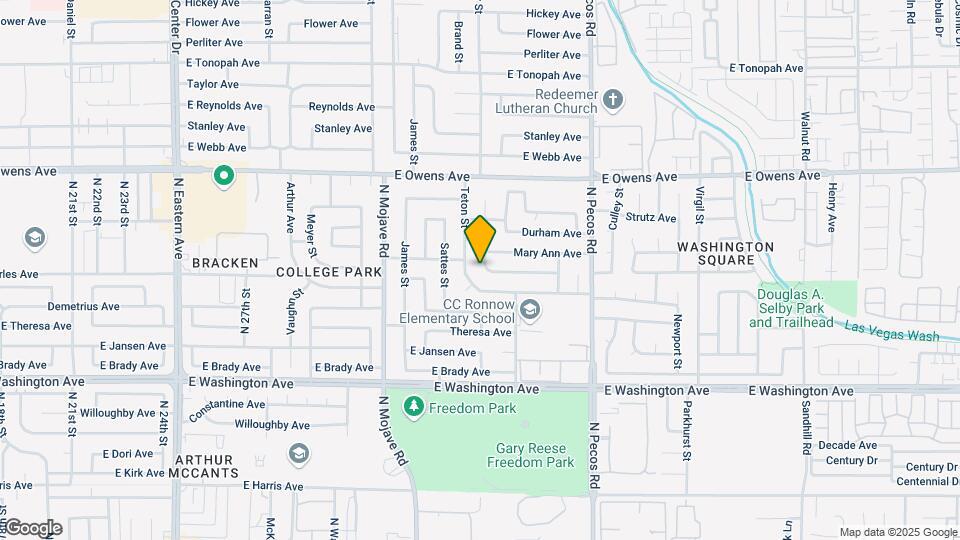 1301 Wilborn St Map and Location Details