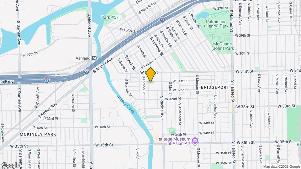 1237 W 31st Pl, Unit 1R Map and Location Details