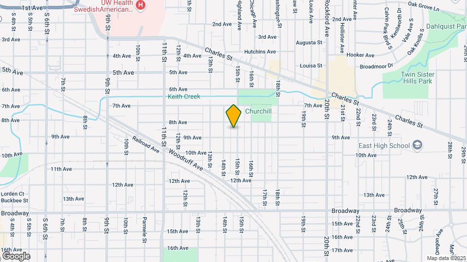 915 15th St Map and Location Details