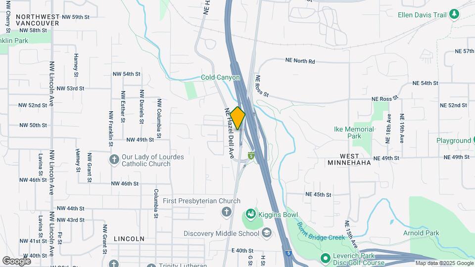 5009 NE Hazel Dell Ave Map and Location Details