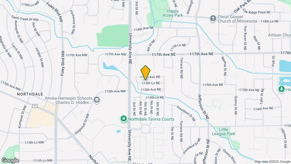 43 115th Ln NE Map and Location Details