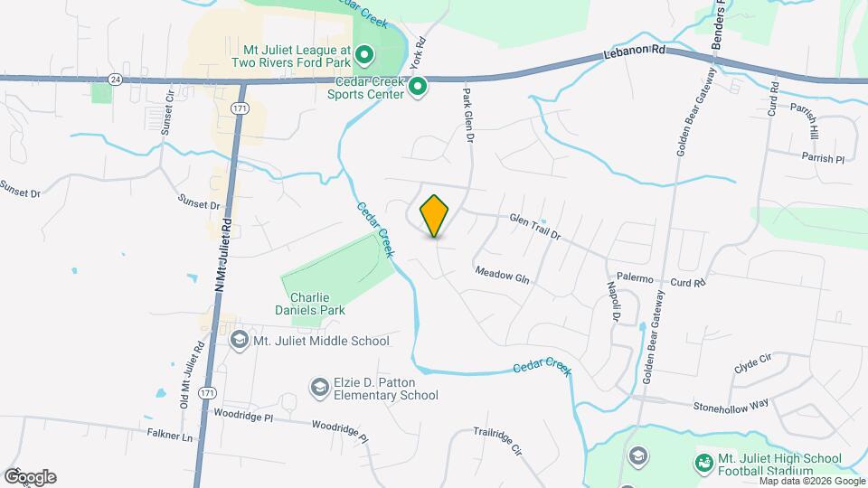 360 Park Glen Dr Map and Location Details