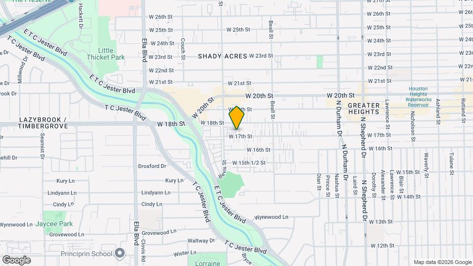 1237 W 17th St Map and Location Details