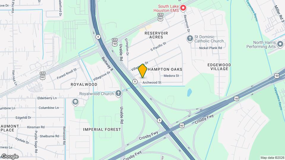 13915 Archwood St Map and Location Details