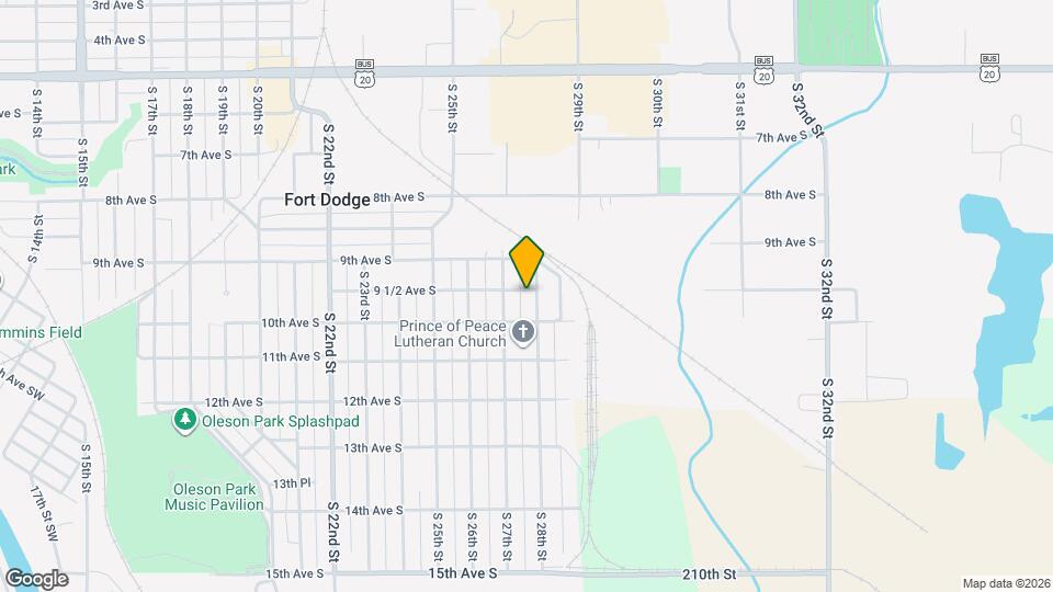 934 S 28th St Map and Location Details