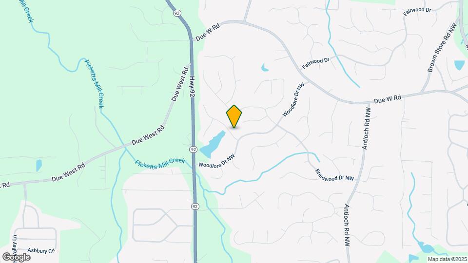 6410 Woodlore Trail NW Map and Location Details