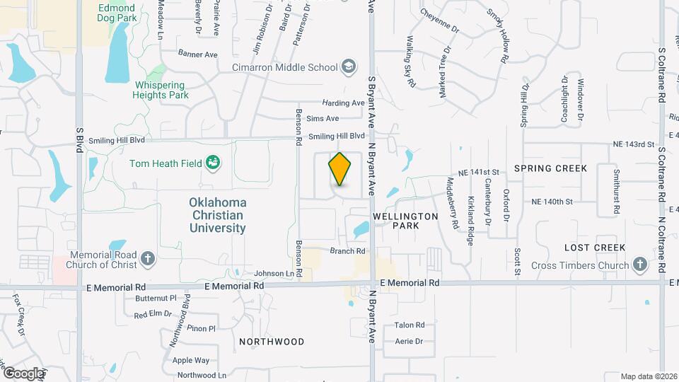 14100 Valley Forge Ln Map and Location Details