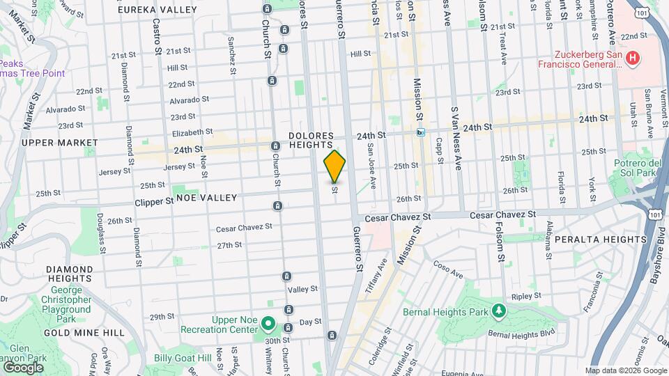 450 Fair Oaks St Map and Location Details