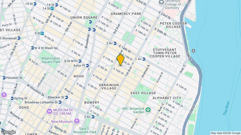318 E 11th St, Unit 12 Map and Location Details