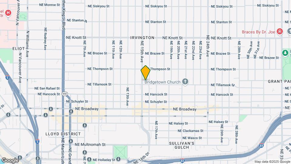 1511 NE Tillamook St Mapa y Detalles de la Ubicación