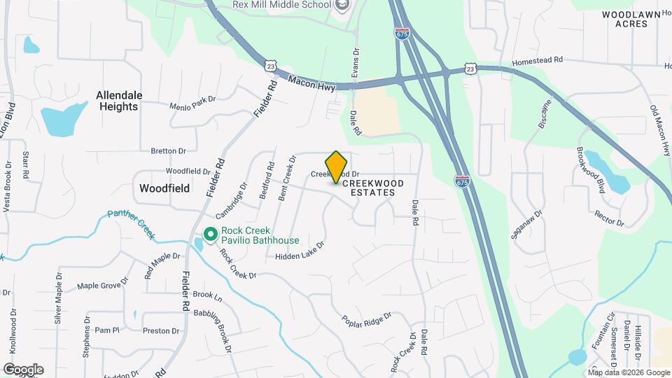 3280 Canterbury Trail Mapa y Detalles de la Ubicación