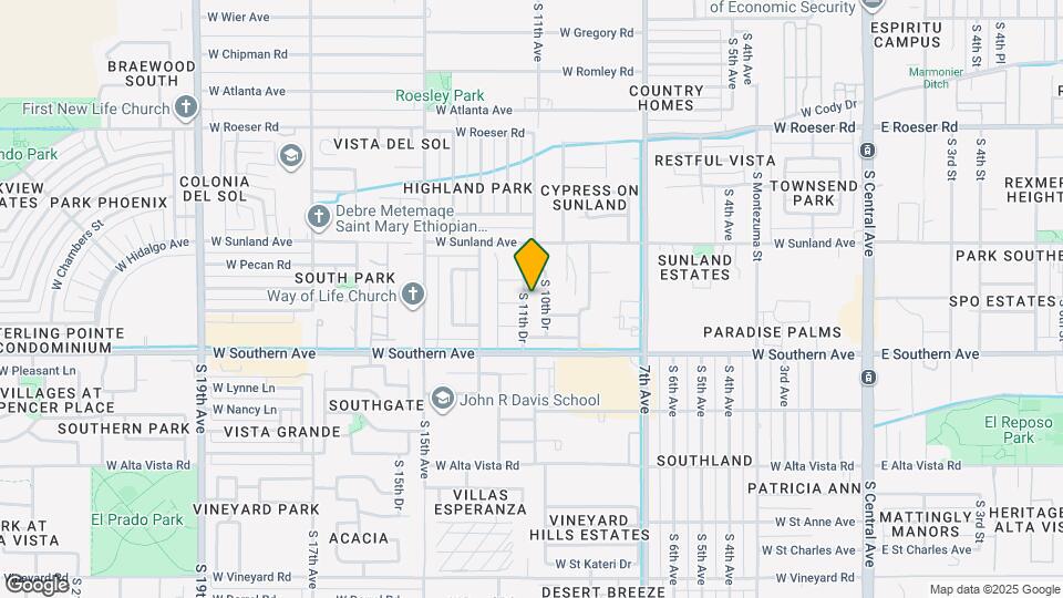 5651 S 11th Dr Map and Location Details