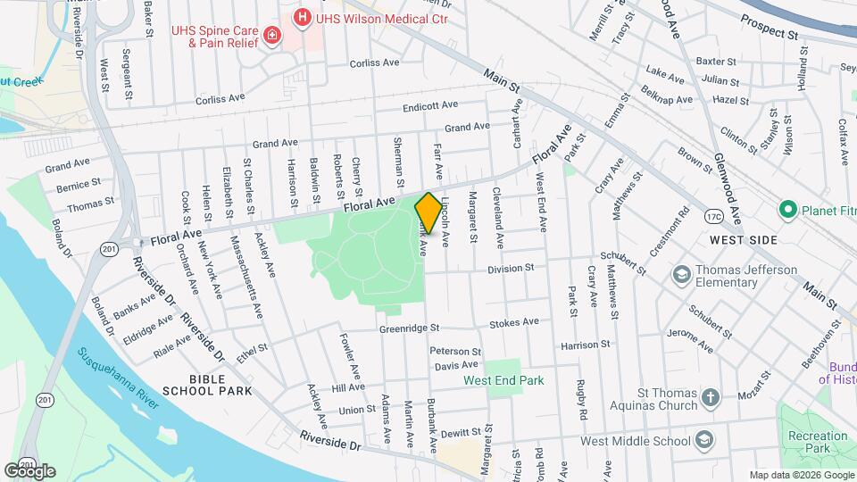 127 Burbank Ave Map and Location Details