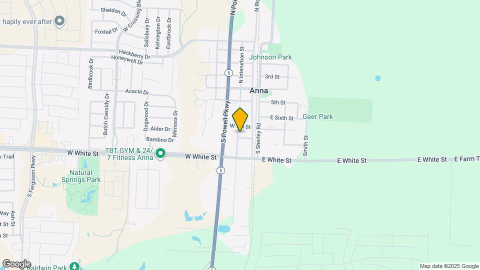 421 S Interurban St Map and Location Details