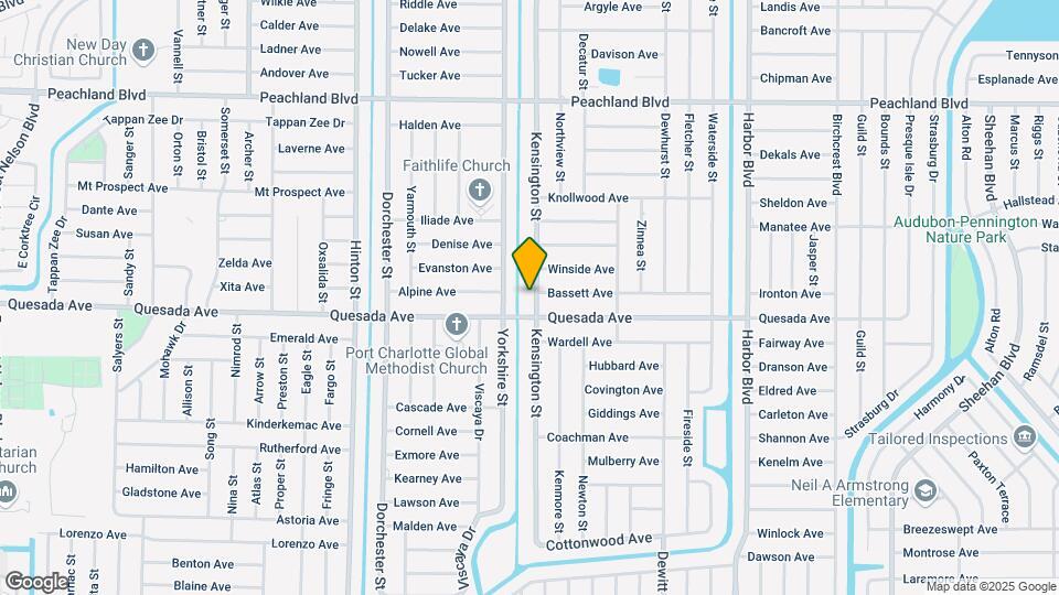 1245 Kensington St Mapa y Detalles de la Ubicación