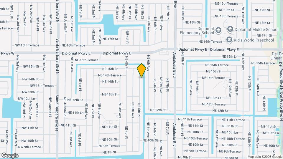 1405 NE 5th Pl Map and Location Details