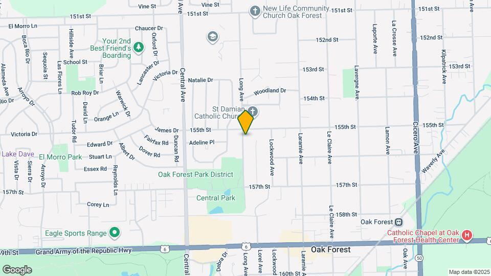 15515 Long Ave Map and Location Details