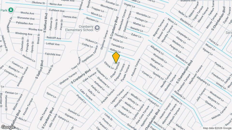 3053 Draper Terrace Map and Location Details