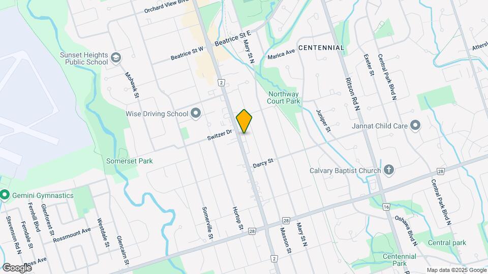871 Simcoe St N Map and Location Details