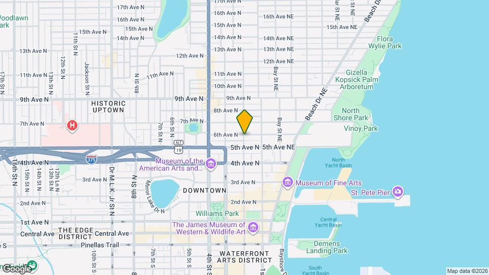 543 1/2 2nd Street N Map and Location Details