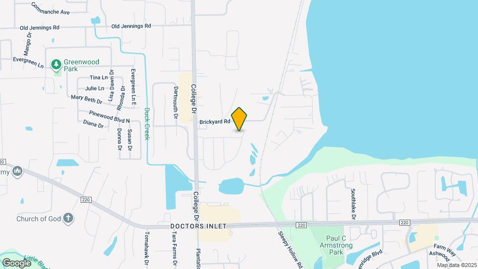 1736 Northglen Cir Map and Location Details