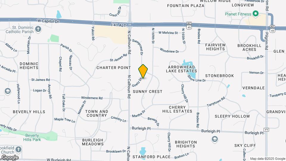 3600 Goetz Dr Map and Location Details