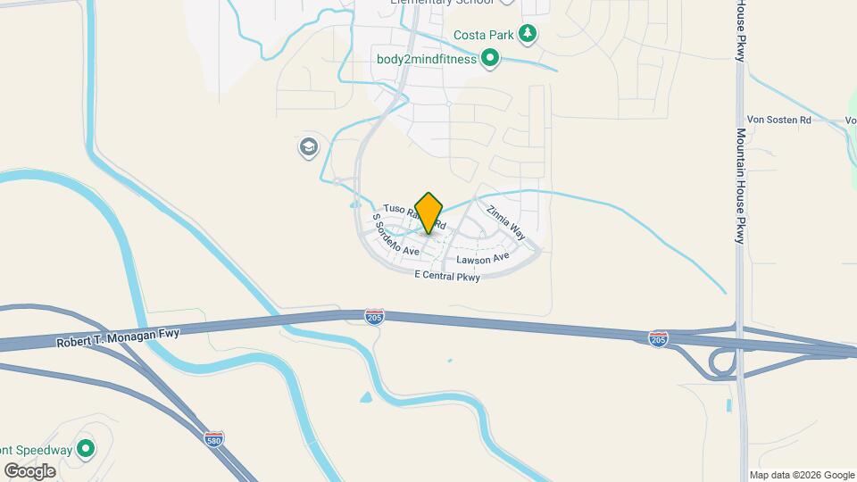 2282 S Podere Dr Map and Location Details