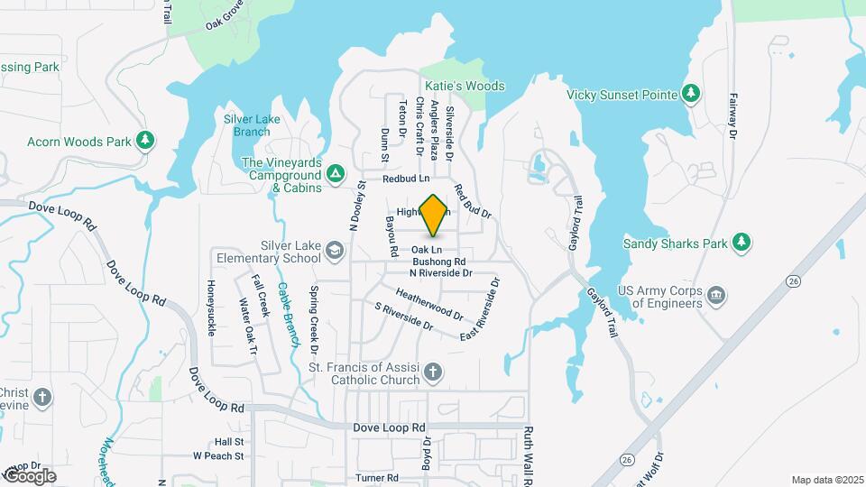 705 Oak Ln Map and Location Details