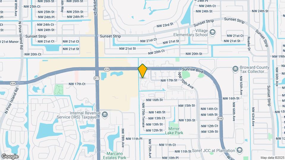 1701 NW 75th Ave Map and Location Details