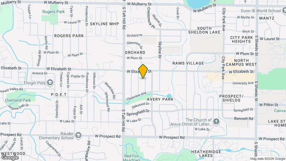 1017 Cragmore Dr Map and Location Details